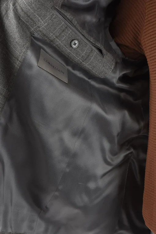 Sale Blazer 2 Bottoni GATE con Motivo Tartan Uomo Giacche
