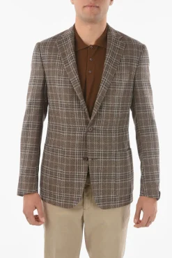 Blazer 2 Bottoni GATE in Tweed di Misto Lana>Corneliani Discount