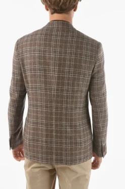 Blazer 2 Bottoni GATE in Tweed di Misto Lana>Corneliani Discount