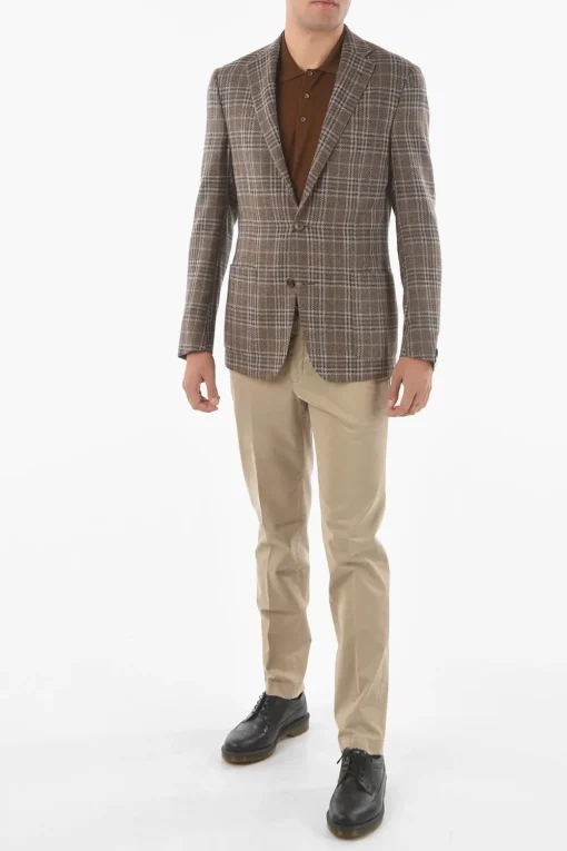 Blazer 2 Bottoni GATE in Tweed di Misto Lana>Corneliani Discount