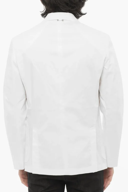 Outlet Blazer 3 Bottoni Slim Fit Sfoderata Uomo Giacche