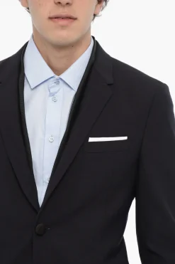 Blazer a Due Bottoni con Due Spacchi Laterali></noscript>Neil Barrett Fashion