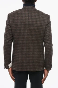 Blazer a Quadri con Tasche a Toppa>Nino Danieli Hot