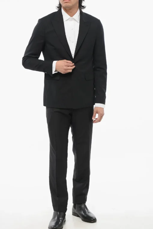 Clearance Blazer a Un Bottone con Rever a Lancia Uomo Giacche