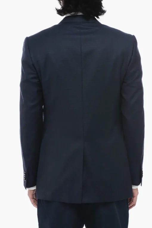 Blazer ACADEMY in Misto Lana e Seta con Rever a Lancia>Corneliani Clearance