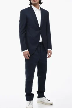 Blazer ACADEMY in Misto Lana e Seta con Rever a Lancia></noscript>Corneliani Clearance
