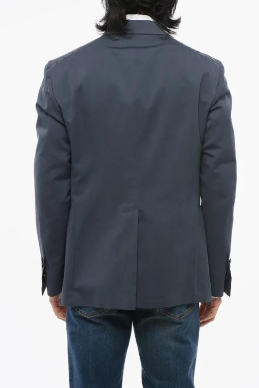 Sale Blazer CIRCLE in Cotone con Tasche a Filo Uomo Giacche
