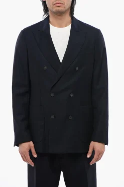 Outlet Blazer CIRO Doppiopetto con Rever a Lancia Uomo Giacche