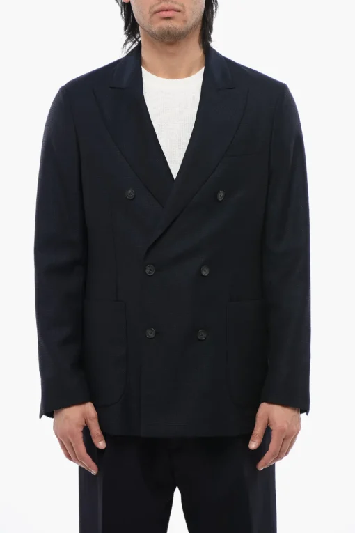 Outlet Blazer CIRO Doppiopetto con Rever a Lancia Uomo Giacche