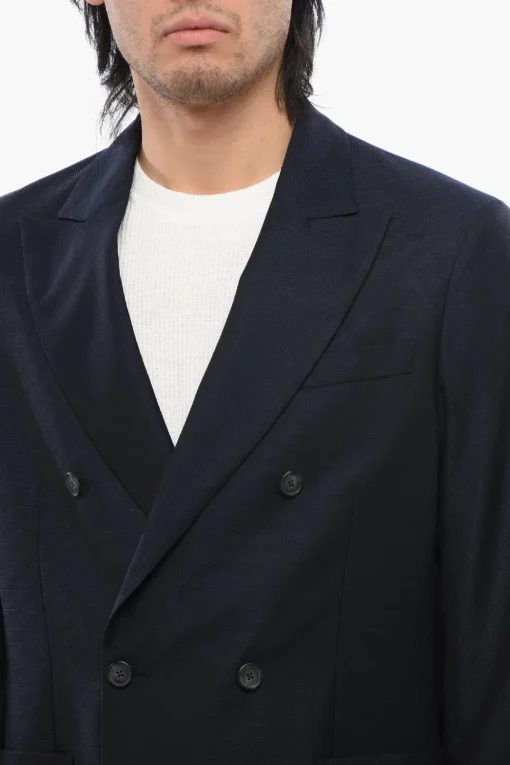 Outlet Blazer CIRO Doppiopetto con Rever a Lancia Uomo Giacche