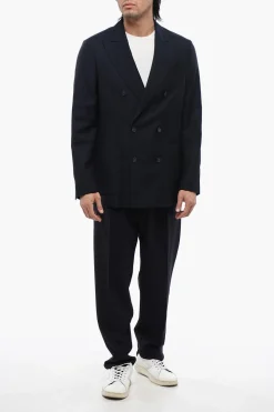 Outlet Blazer CIRO Doppiopetto con Rever a Lancia Uomo Giacche