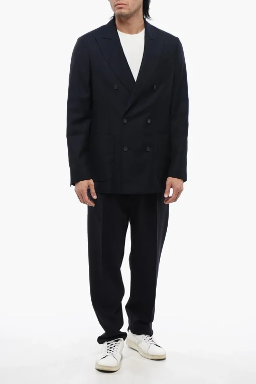 Outlet Blazer CIRO Doppiopetto con Rever a Lancia Uomo Giacche