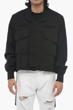 Blazer con Collo a Scialle e Chiusura Nascosta>4SDesigns Hot