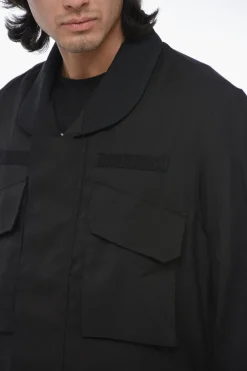 Blazer con Collo a Scialle e Chiusura Nascosta></noscript>4SDesigns Hot