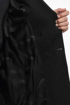 Sale Blazer Doppiopetto Gessato con Revers a Lancia Uomo Giacche