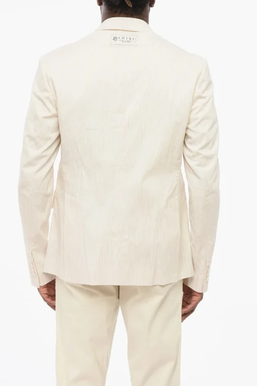 Blazer Doppiopetto in Lurex con Rever a Lancia>Amiri Outlet