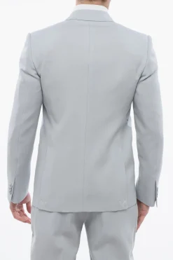 Hot Blazer Doppiopetto TATTOO con Rever a Lancia in Satin Uomo Giacche