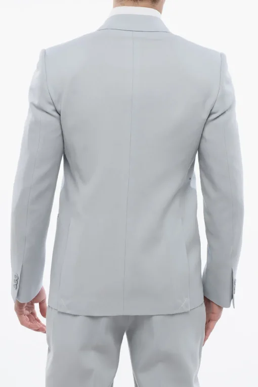 Hot Blazer Doppiopetto TATTOO con Rever a Lancia in Satin Uomo Giacche