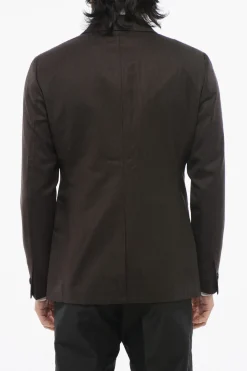Blazer Gessato con Rever a Lancia>AllSaints Clearance