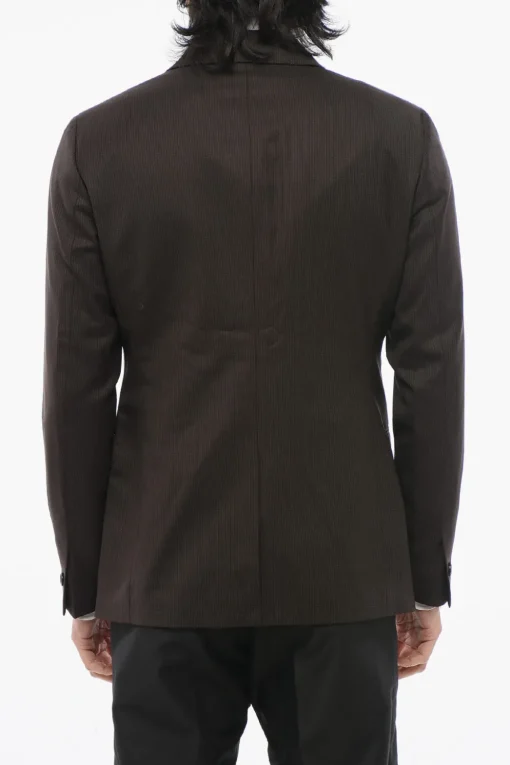 Blazer Gessato con Rever a Lancia>AllSaints Clearance
