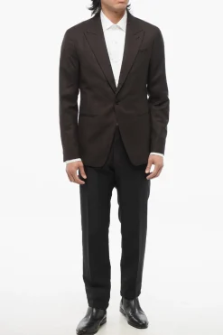 Blazer Gessato con Rever a Lancia></noscript>AllSaints Clearance