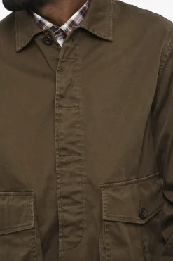 Discount Blazer In Cotone Con Dettagli In Seta e Bottoni Logati Uomo Giacche