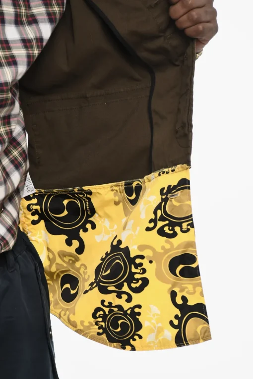 Discount Blazer In Cotone Con Dettagli In Seta e Bottoni Logati Uomo Giacche