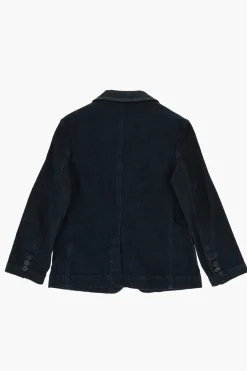 Blazer in Denim con Tasche a Toppa></noscript>il gufo Discount