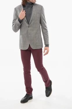 Blazer In Lana Monopetto A Quadri></noscript>Nino Danieli Fashion