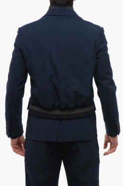 Blazer in Lana Tech HYBRID con Dettagli Bomber>Off-White Sale