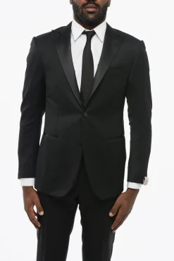 Blazer In Lana Vergine ACADEY CERIMONIA Con Revers A Lancia>Corneliani New