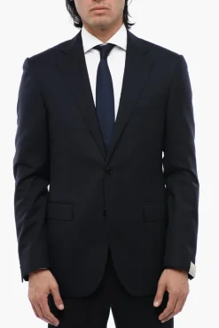Blazer in Lana Vergine ACADEMY con Rever Classico>Corneliani New