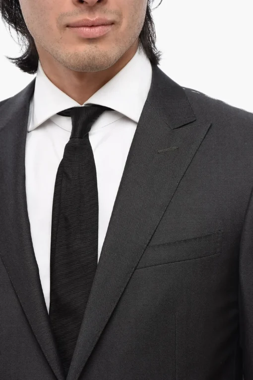 Blazer in Lana Vergine ACADEMY con Rever a Lancia>Corneliani Outlet