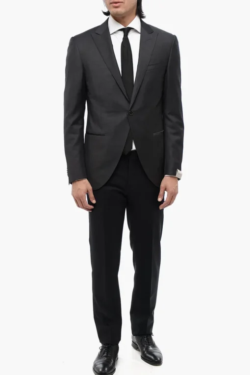 Blazer in Lana Vergine ACADEMY con Rever a Lancia>Corneliani Outlet