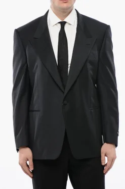Blazer in Lana Vergine CERIMONIA MASTER con Rever a Lancia>Corneliani Outlet