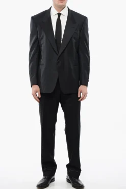 Blazer in Lana Vergine CERIMONIA MASTER con Rever a Lancia></noscript>Corneliani Outlet