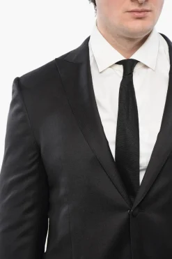 Blazer in Lana Vergine CERIMONIA ACADEMY con Rever a Lancia></noscript>Corneliani Best