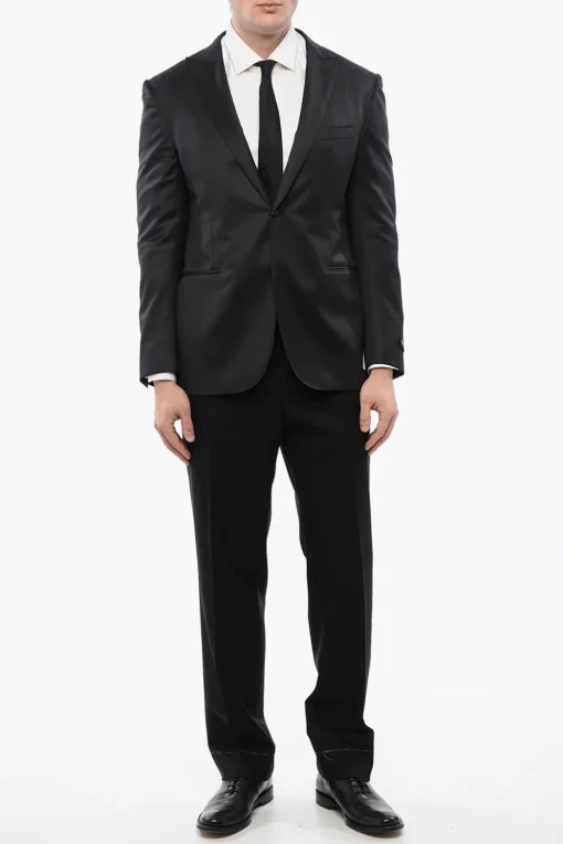 Blazer in Lana Vergine CERIMONIA ACADEMY con Rever a Lancia>Corneliani Best