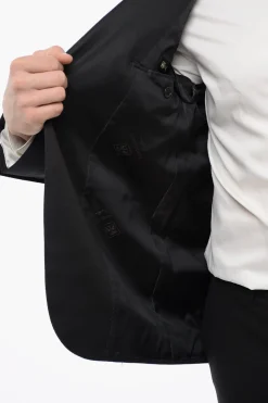 Blazer in Lana Vergine CERIMONIA ACADEMY con Rever a Lancia></noscript>Corneliani Best