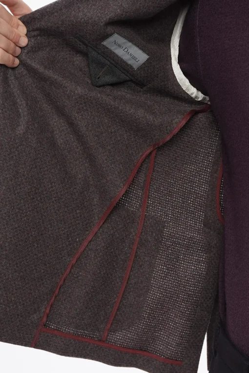Blazer in Lana Vergine con Tasche a Toppa>Nino Danieli Discount
