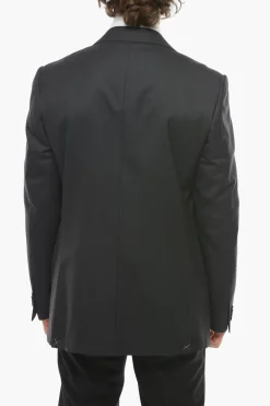 Blazer in Lana Vergine LEADER con Tasche ad Aletta>Corneliani Sale