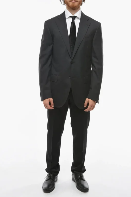 Blazer in Lana Vergine LEADER con Tasche ad Aletta>Corneliani Sale