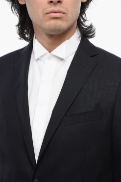 Hot Blazer in Lana Vergine Semifoderato Uomo Giacche