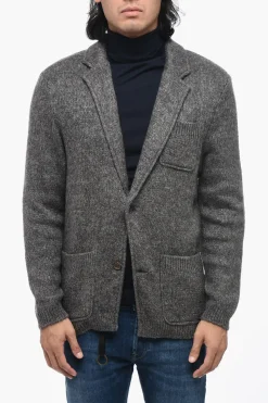 Blazer in Maglia con Bottoni in Corno>Sunhouse Hot