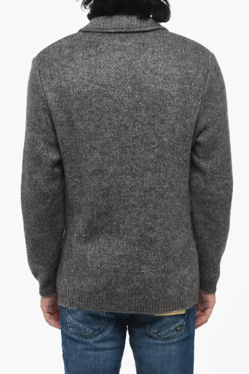 Blazer in Maglia con Bottoni in Corno>Sunhouse Hot