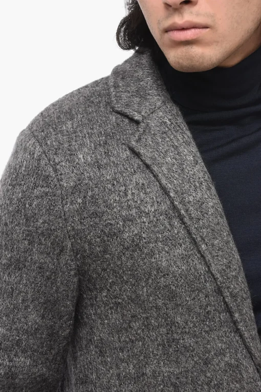 Blazer in Maglia con Bottoni in Corno>Sunhouse Hot
