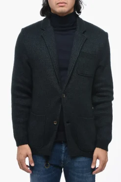 Blazer in Maglia con Bottoni in Corno>Sunhouse Best