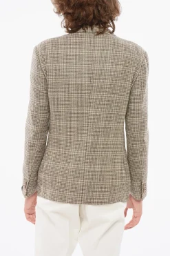 Blazer In Misto Cashmere GATE Tartan Con Tasche A Toppa>Corneliani Discount