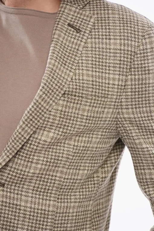 Blazer In Misto Cashmere GATE Tartan Con Tasche A Toppa>Corneliani Discount