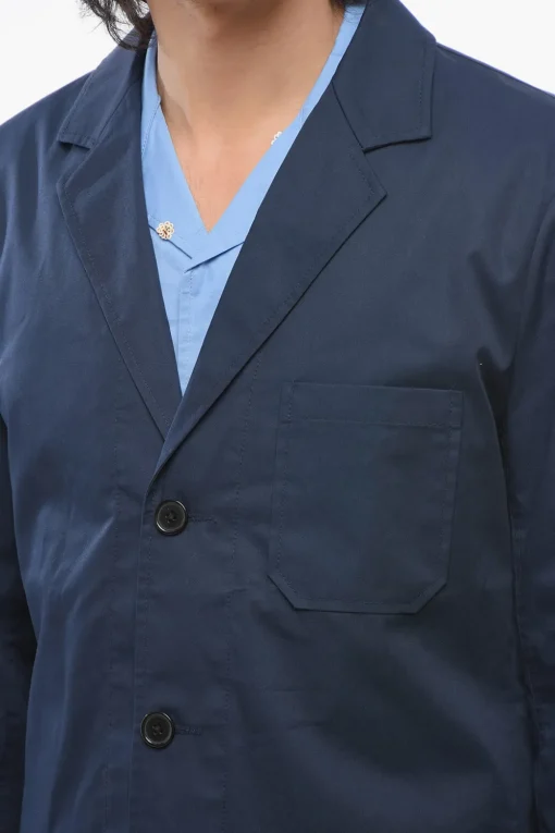 Blazer in Misto Cotone con Tasche a Toppa>Viktor & Rolf Discount